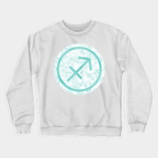 Blue Marble Zodiac - Sagittarius Crewneck Sweatshirt